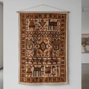 embroidered wall hanging